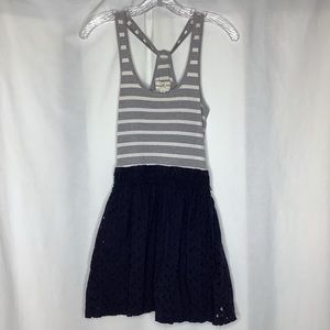 Abercrombie & Fitch Eyelet Racerback Top Dress Sz S